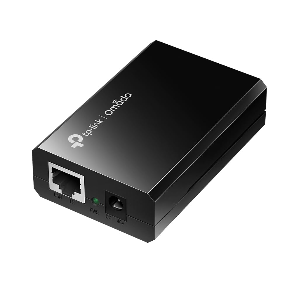 bon prix TP-Link 802.3at/af Gigabit PoE Injector , Non-PoE to PoE Adapter , supplies up to 60 W, LED Indicator,Plug & Play , Desktop/Wall-Mount ,Distance Up to 100m, Black (TL-PoE150S) S2Y3Wc50f pas cher