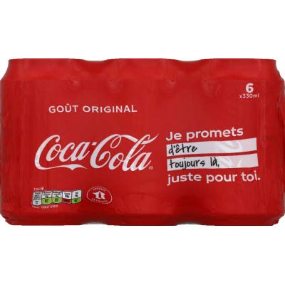 vente chaude Coca Cola Boisson gazeuse aux extraits végétaux - Les 6 canettes de 33cl lRmz302WE bien vendre