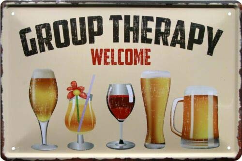 Parfait Blechladen Group Therapy 1303 Plaque en tôle Al