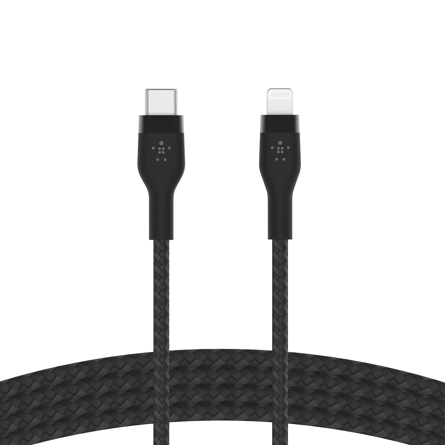 pas cher Belkin Câble à gaine tressée USB-C vers Lightning BoostCharge Pro Flex (1 m), certifié MFi (20 W), recharge Power Delivery pour iPhone 14/14 Plus, 13, 12, Pro, Max, mini, SE, iPad, etc. (noir) 7BmBJv6BW bien vendre