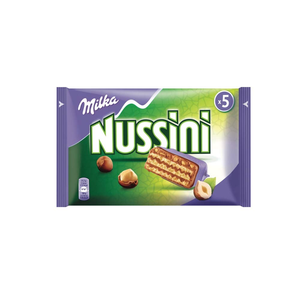 Populaire Milka Barre Chocolatées Noisettes Nussini 157