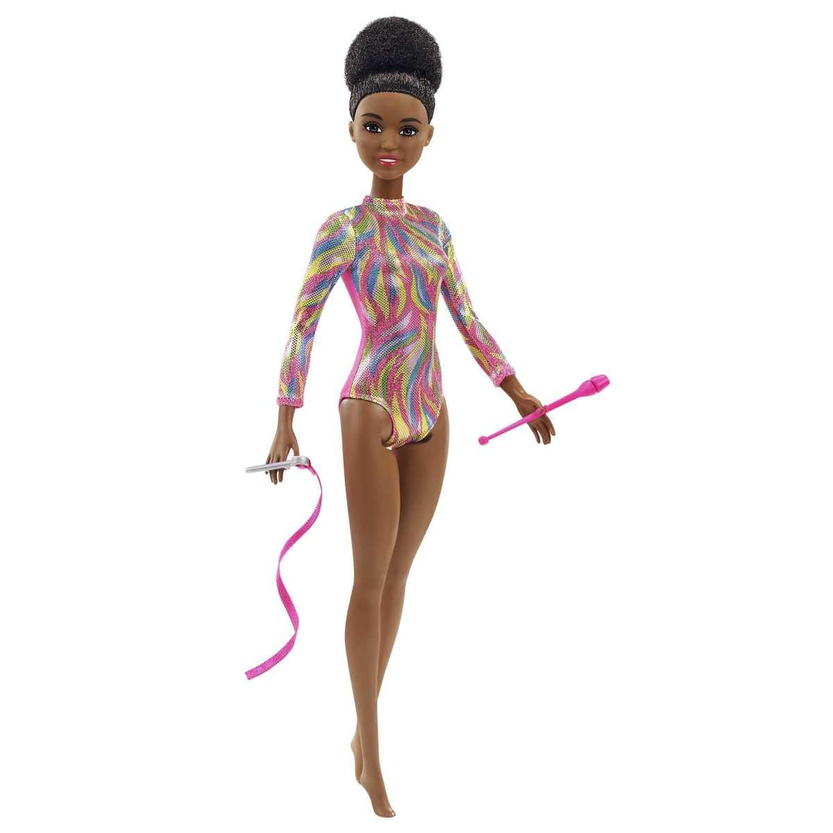 Classique Barbie Métiers de Rêve Coffret poupée Gymnaste Brune en Justaucorps, Accessoires Inclus, Jouet pour Enfant, GTW37 jGoG6sLFk frais