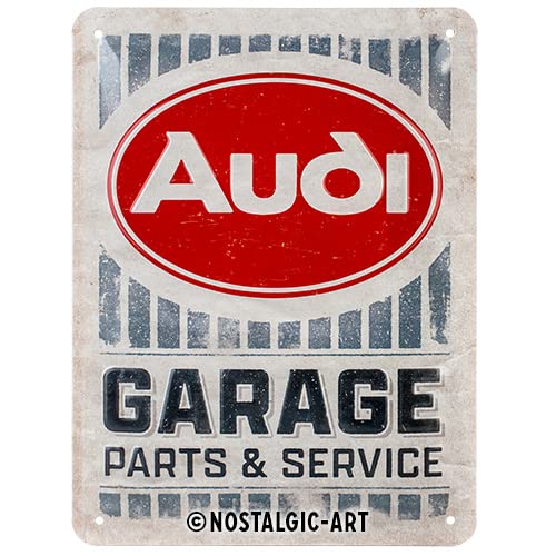 prix de gros Nostalgic-Art Plaque vintage, Audi - Garag