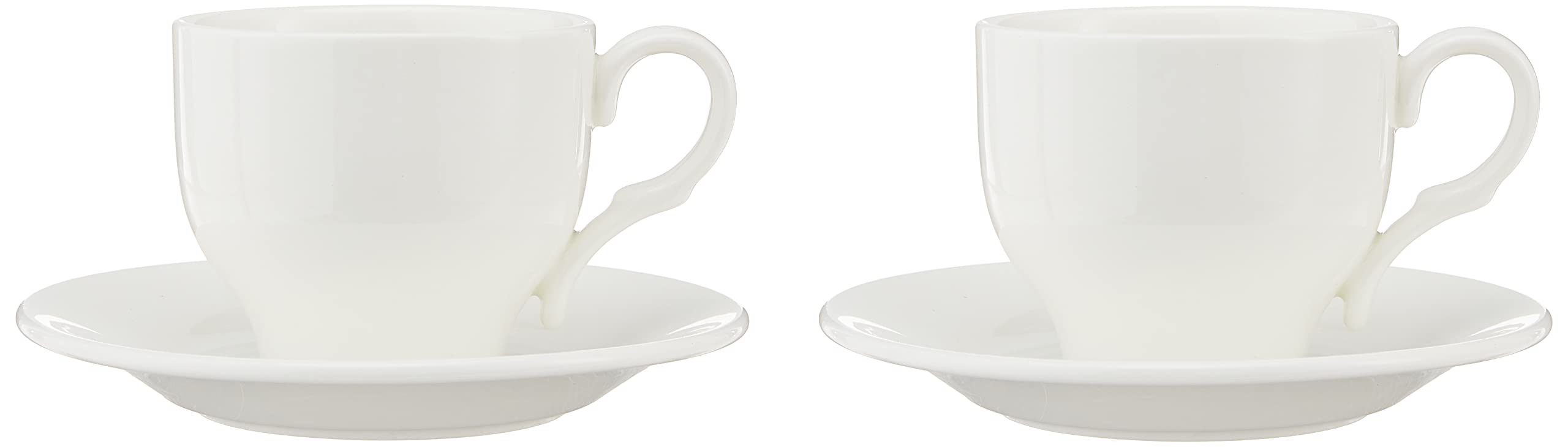 Classique Wilmax WL-993009/2C Lot de 2 tasses à thé et soucoupes en porcelaine Blanc Capacité 220 ml igg6KRaOE tout pour vous