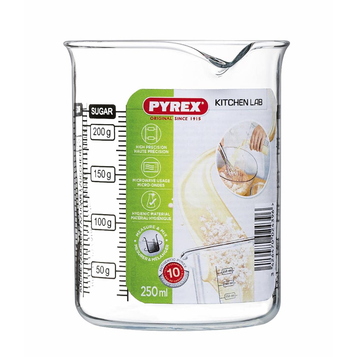 pas cher Pyrex - Kitchen Lab - Verre doseur 0.25 L, Transparent 4kRZGRQtN à vendre
