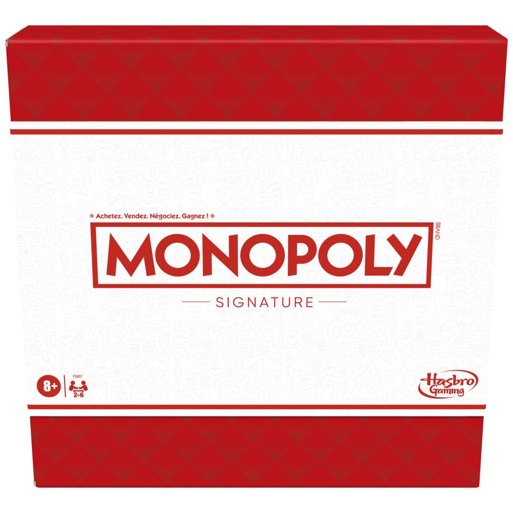grande remise Monopoly Signature, Jeu de Plateau pour la Famille, pour 2 à 6 Joueurs, Emballage et éléments de Jeu Premium, Rangement intégré, dès 8 Ans TrAoUiBOW juste de l´acheter