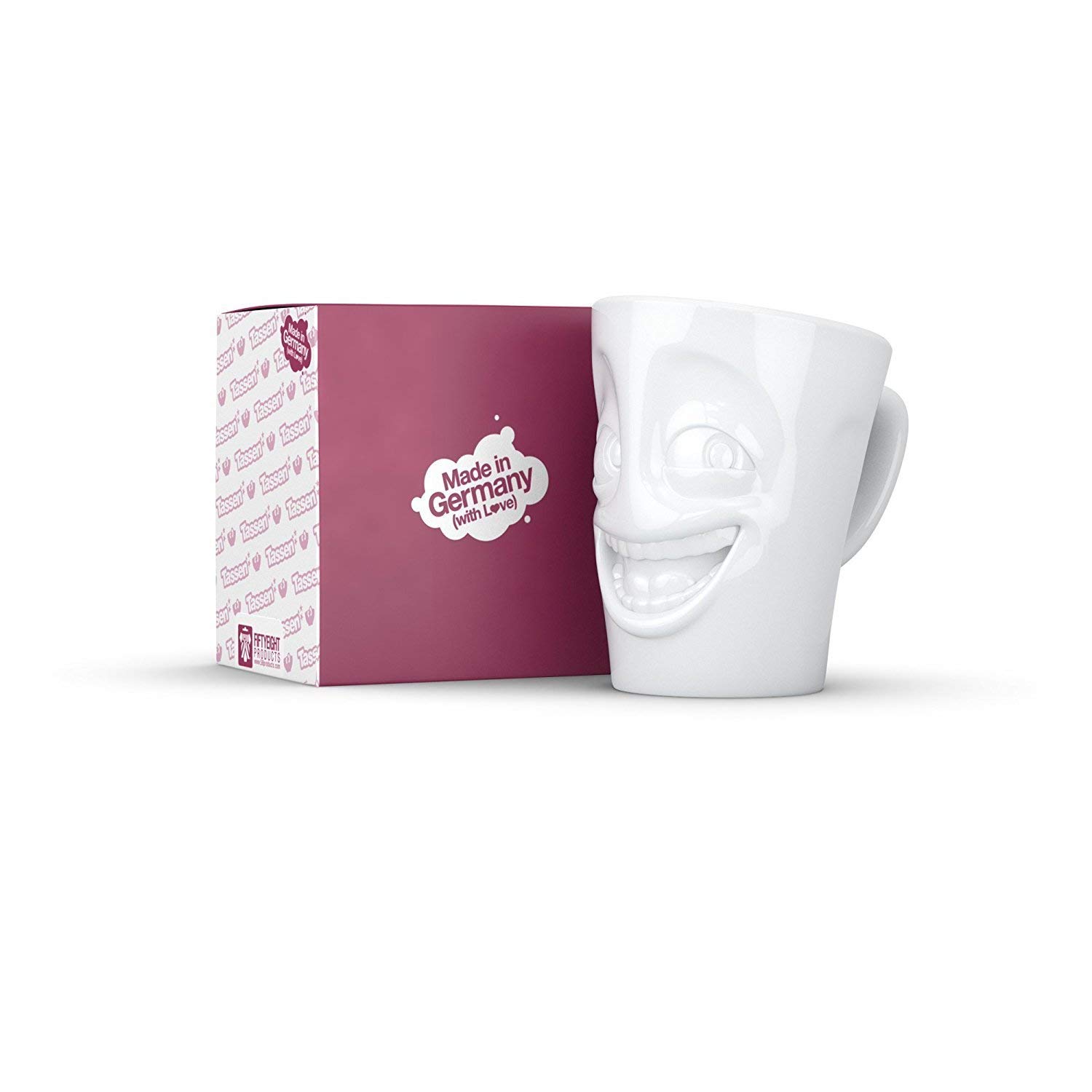 Populaire FIFTYEIGHT PRODUCTS Mug humoristique en porcelaine 350 ml Blanc Fabriqué en Allemagne 8Yj7ttLYe Outlet Shop 