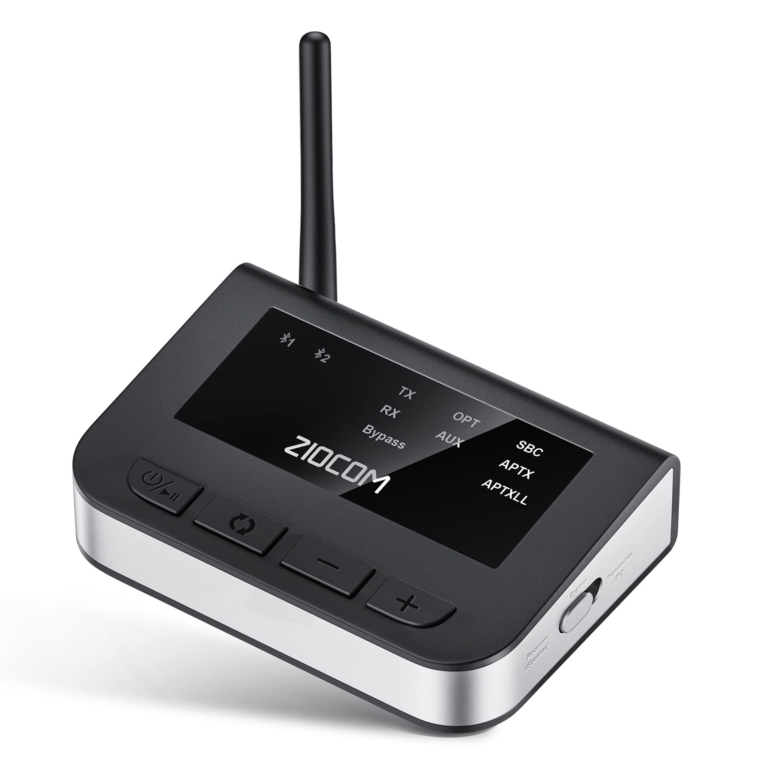 vogue  ZIOCOM Émetteur-récepteur stéréo Bluetooth TV/Home, Adaptateur Audio Bluetooth, Prend en Charge aptX LL,Bypass, Appairage simultané de 2 appareils, Sortie/Entrée Optique RCA 3,5 mm AUX (TX et RX) xt5SoQDOe en ligne