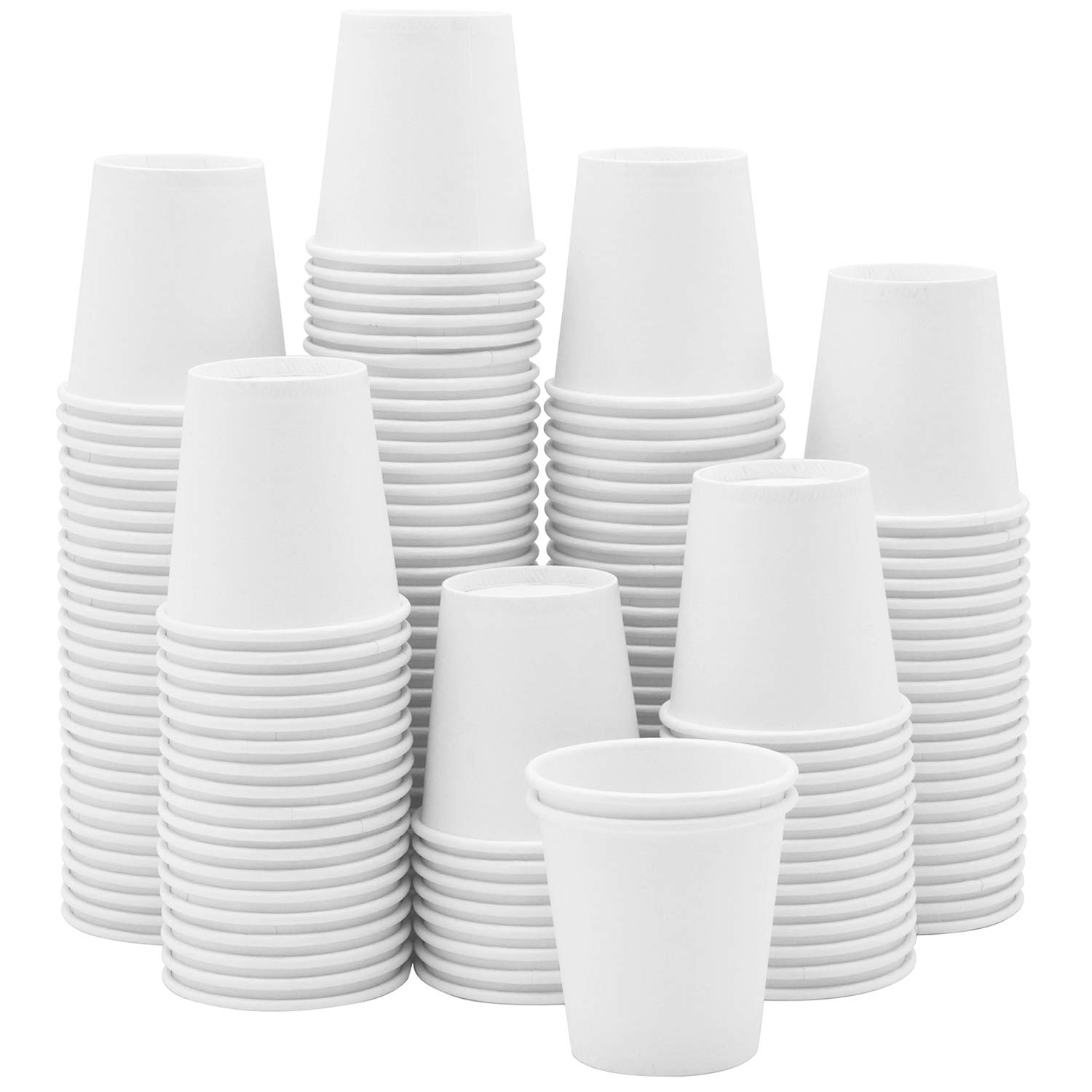 Achat Comfy Package [300 pièces] 90 ml Tasses en papier blanc de, petites, jetables pour la salle de bain, espresso, gobelets de bain de bouche. nJTJeEboO vente chaude