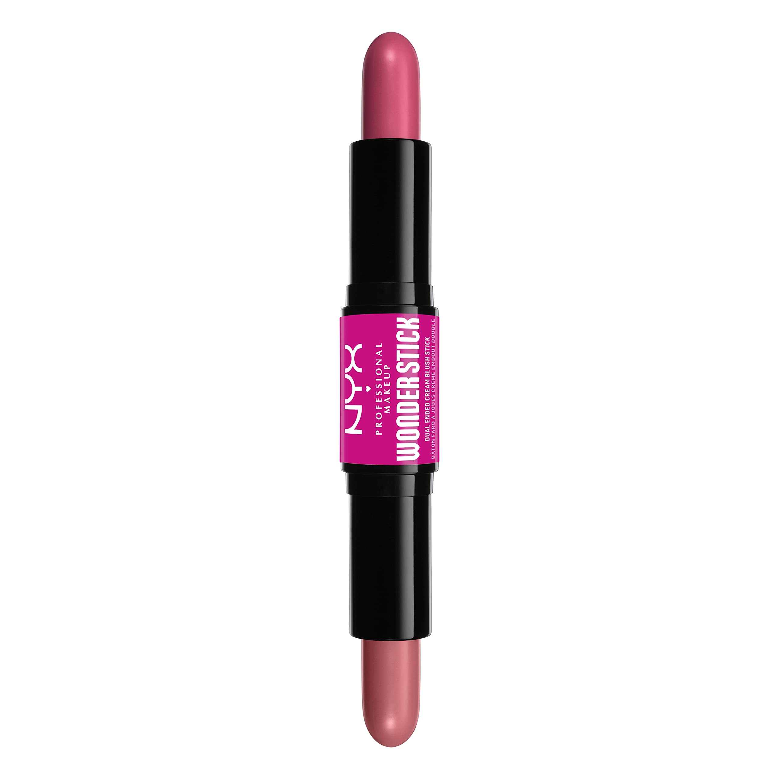 Exclusif NYX Professional Makeup Blush Crémeux, À l´Acide Hyaluronique Hydratant, Texture Modulable, Formule Vegan, Wonder Stick, Teinte : Light Peach + Baby Pink (01) OsYuOuMKX bien vendre