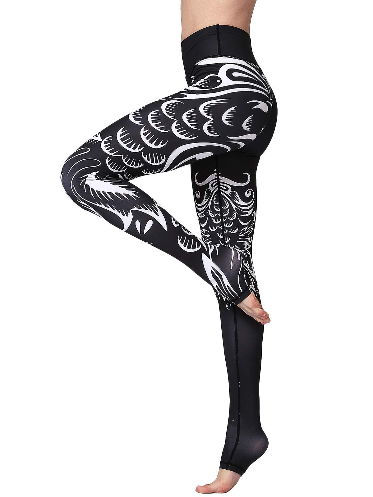 Abordable FLYILY Leggings d´entraînement pour Femmes Pantalons de Yoga à Haute Taille, Motif Aquarelle AGtVhjm1Y en vente