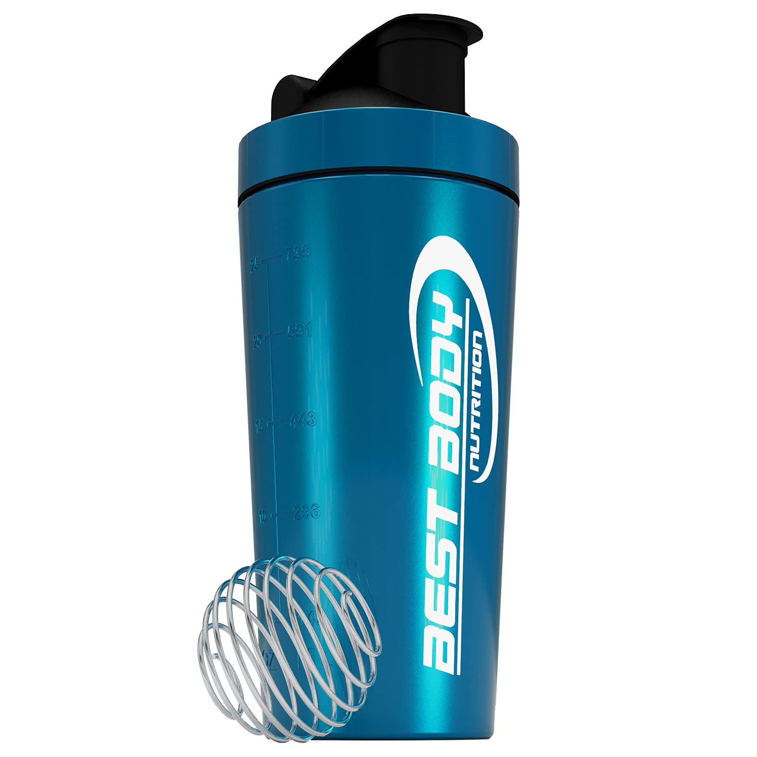 en vente Best Body Nutrition Shaker pour boisson protéinée, en acier inoxydable, avec tamis intégré et boule en spirale, bleu o8z0KigLl en ligne