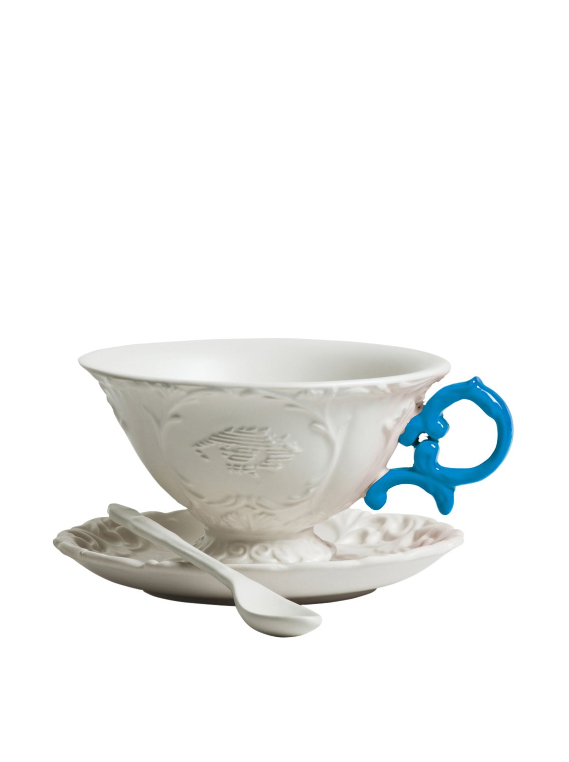 escompte élevé Seletti Ensemble de thé en porcelaine I-Wares avec poignées de couleur - Bleu D2jgDV2AV meilleure vente