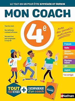 luxe  Mon coach - Toutes les matières 4e  Broché – Illustré, 2 janvier 2020 crcQvwIQO en vente