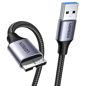 Haute Qualité UGREEN Câble USB 3.0 Mâle A vers Micro B 