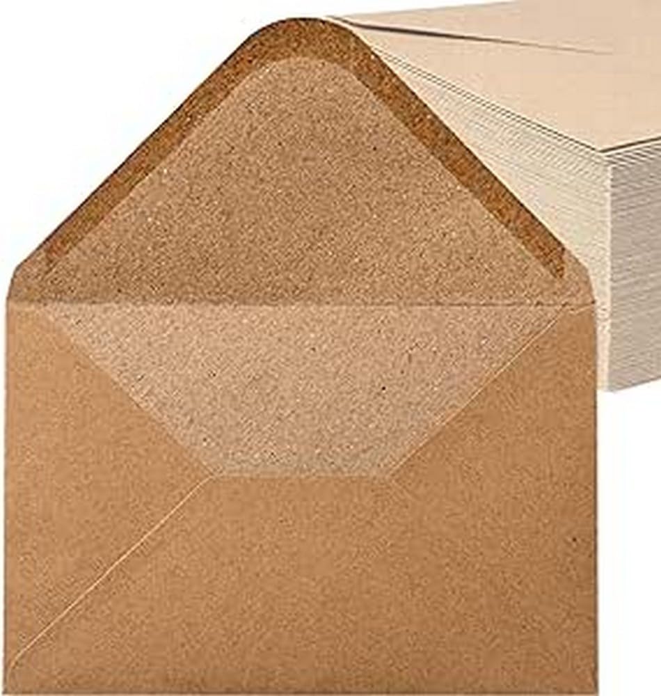 acheter Noa Home Deco enveloppes (100 pièces) papier kraft ancien/sans fenêtre - C6-162 x 114 mm, enveloppes, fermer, NHD06 WuyEds7WD juste de l´acheter