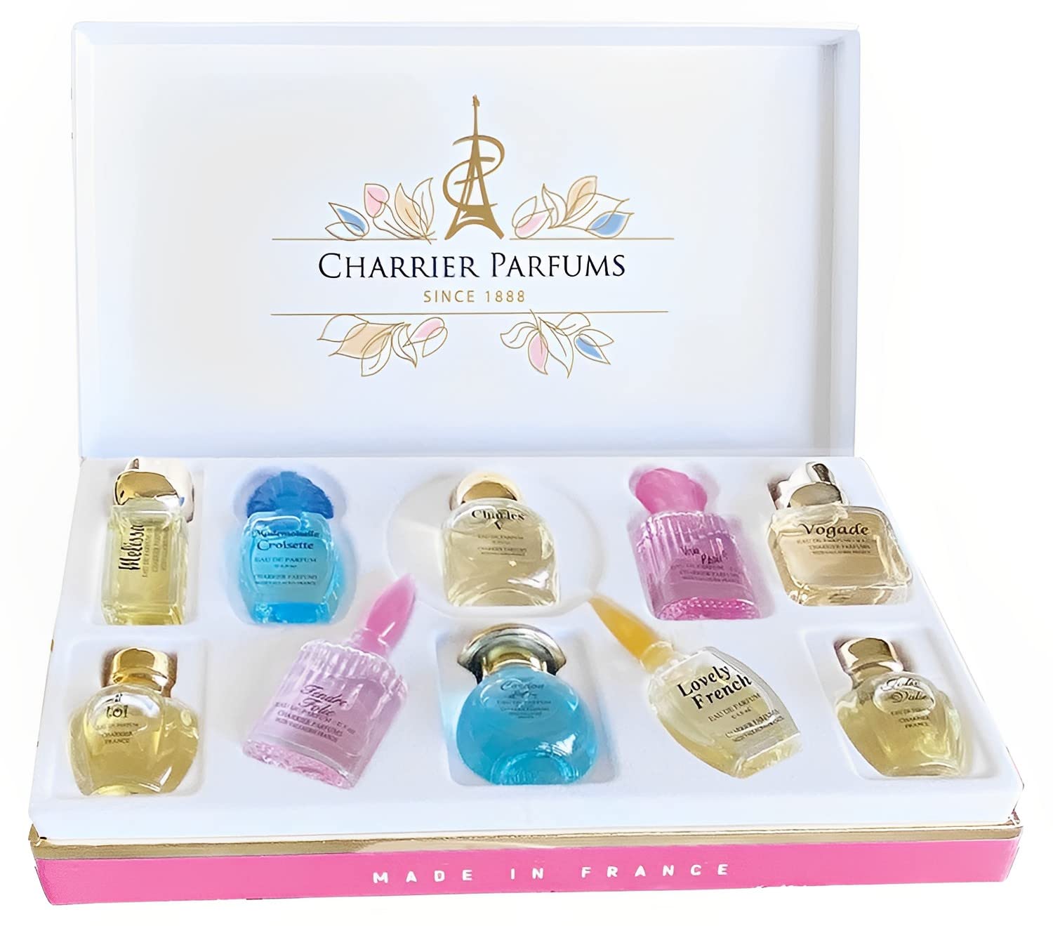 grande remise Charrier Parfums Collection Précieuse 10 Eaux de Parfum Miniatures Total 58,8 ml 7gd2wxe58 en solde