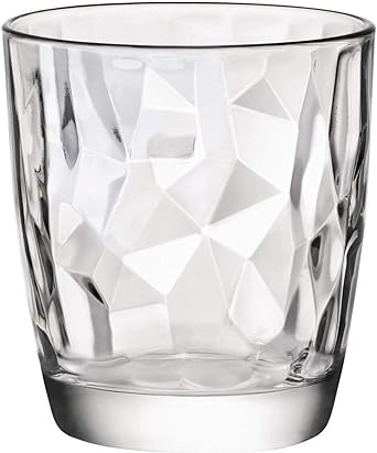 Parfait Bormioli Rocco 350200 Diamond Lot de 6 verres à eau en verre transparent 305 ml zsw7K1uNu à vendre