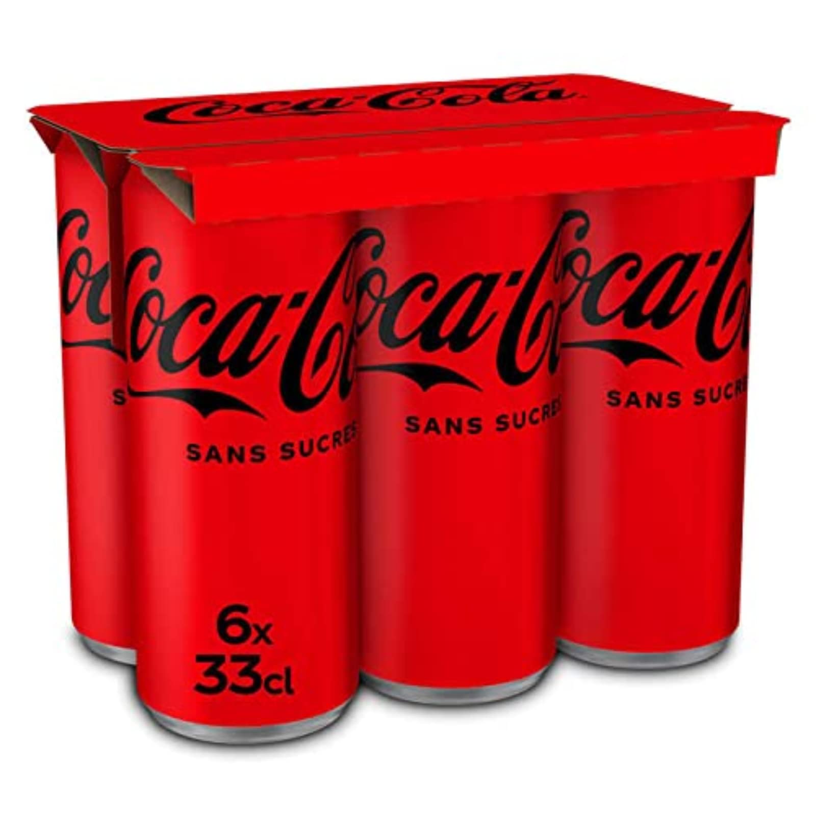 soldes Coca-Cola Sans Sucres Pack 6x33CL Canettes - Les