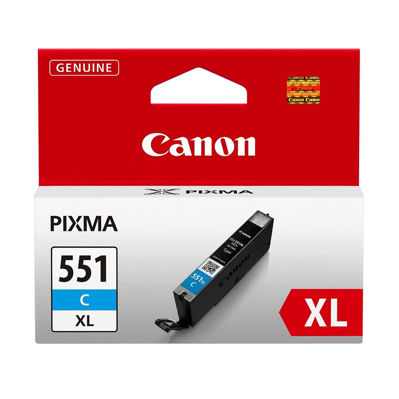 Parfait Canon CLI-551XL Cartouche C Cyan XL (Emballage 