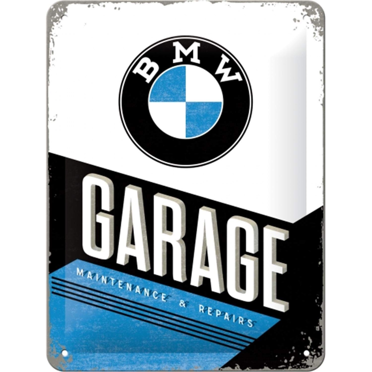Achat Nostalgic-Art Plaque Vintage BMW – Garage – Idée 