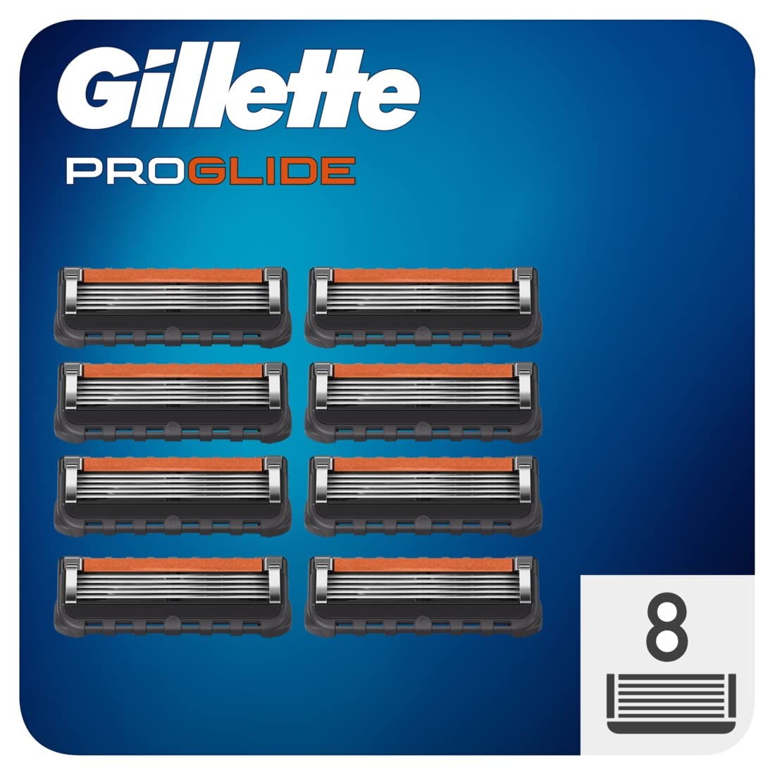 acheter Gillette ProGlide Recharges de Lames de Rasoir pour Homme 8 Unités, avec 5 lames anti-friction pour un rasage de près et durable aP614FJaN en ligne