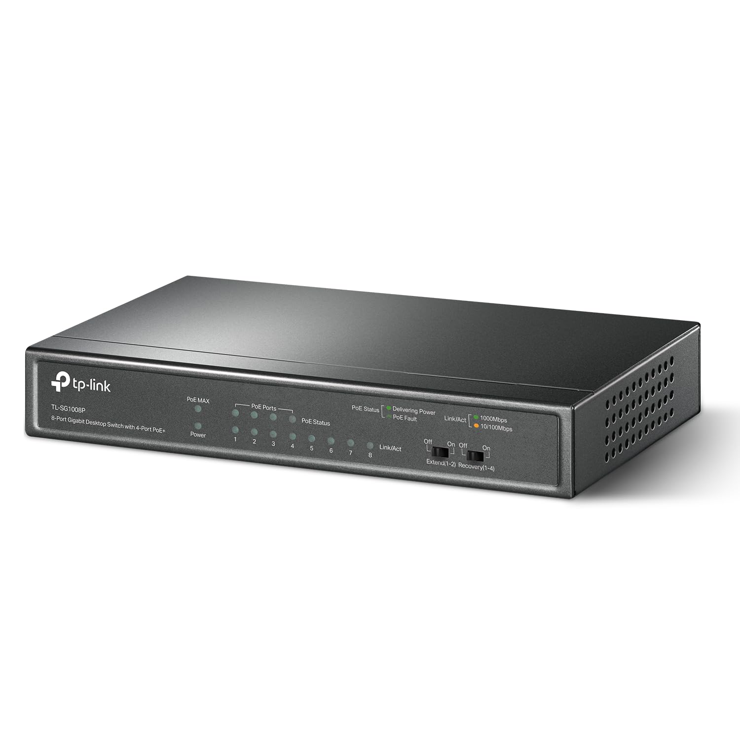grand escompte TP-Link PoE Switch 8-Port Gigabit, 4 PoE+ Ports up to 30 W For Each PoE Port and 64 W For All PoE Ports, Metal Casing, Plug and Play, Ideal for IP Surveillance and Access Point(TL-SG1008P) ph6TlbvkM Vente chaude