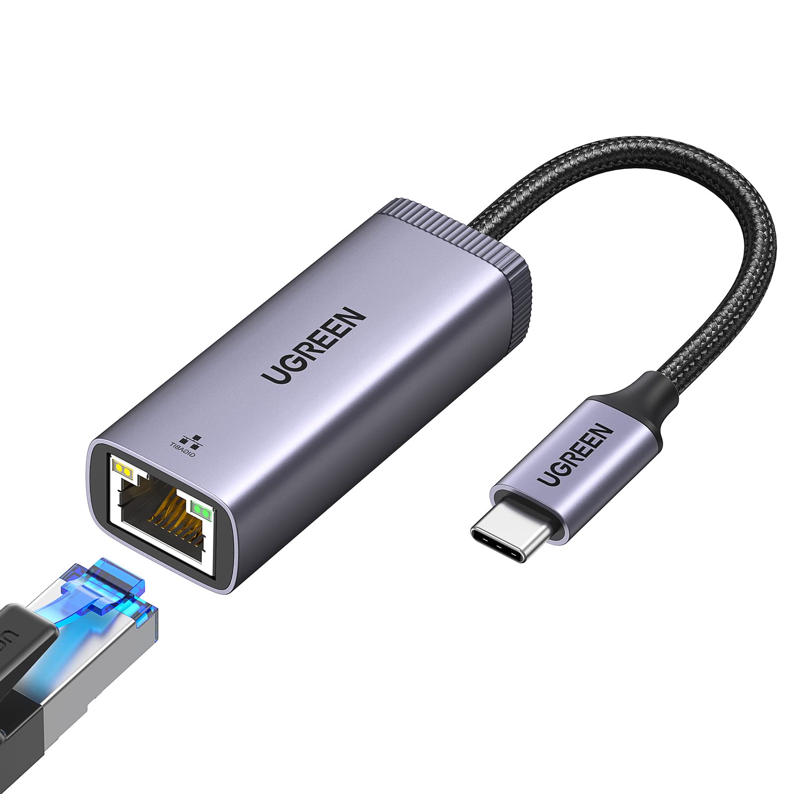 Promo UGREEN Adaptateur USB C vers Ethernet 1000Mbps Ad