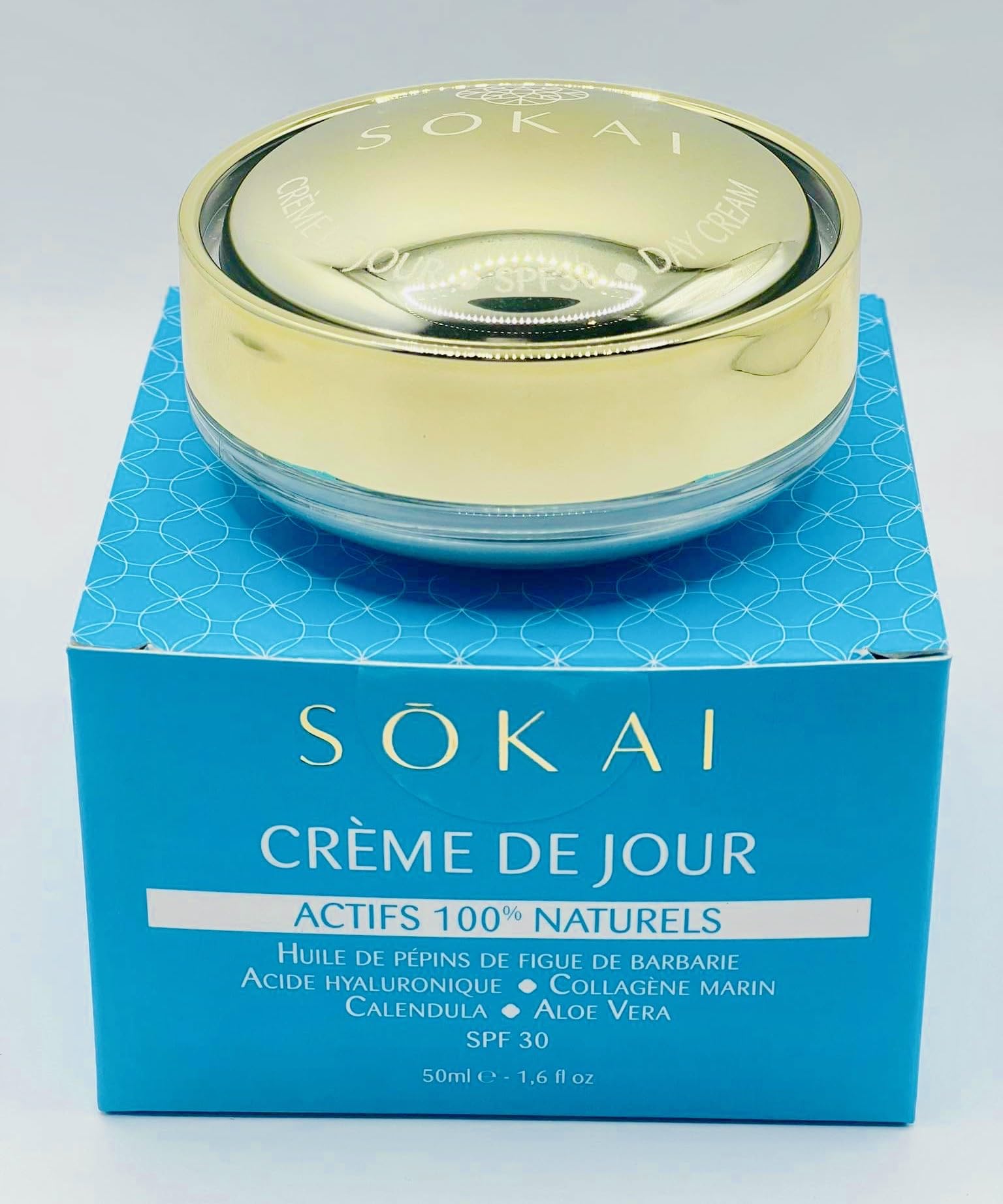 stylé  Crème de jour SOKAI SPF 30 avec actifs 100% natu