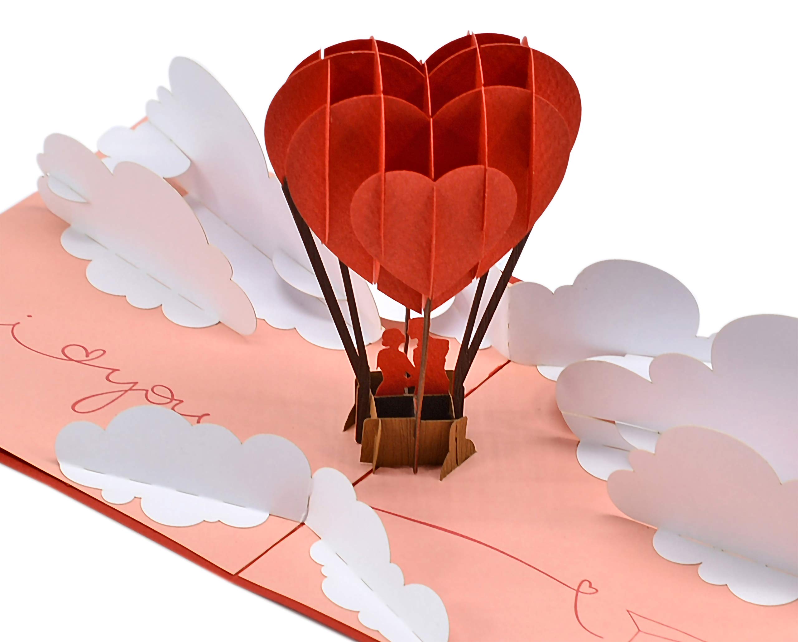 escompte élevé CUTPOPUP Air Balloon - Carte d´anniversaire pop-up, carte d´anniversaire de mariage pop-up, cartes de Saint Valentin 3D, carte d´anniversaire FR XCbLZhAB1 mode