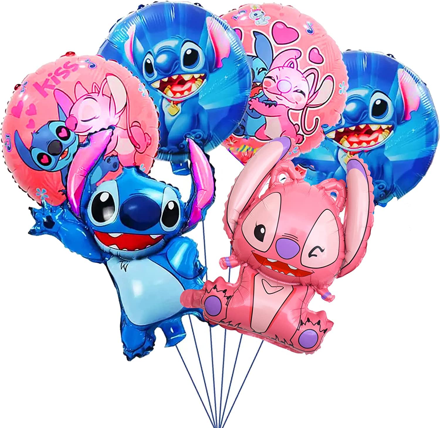 en ligne Lilo et Stitch Decoration Anniversaire, 6 PCS Ballons en Aluminium, Ballons d´anniversaire pour Enfants, Ballons de Fête Lilo et Stitch Ballons, pour Décoration de Fête (6 Pièces) rJx0dOr40 en France Online