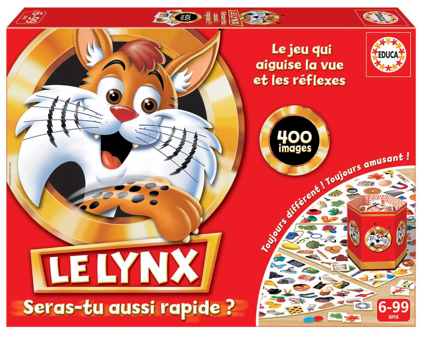 Pas Cher Educa Borras - Le Lynx, Jeu de societé, Renfor