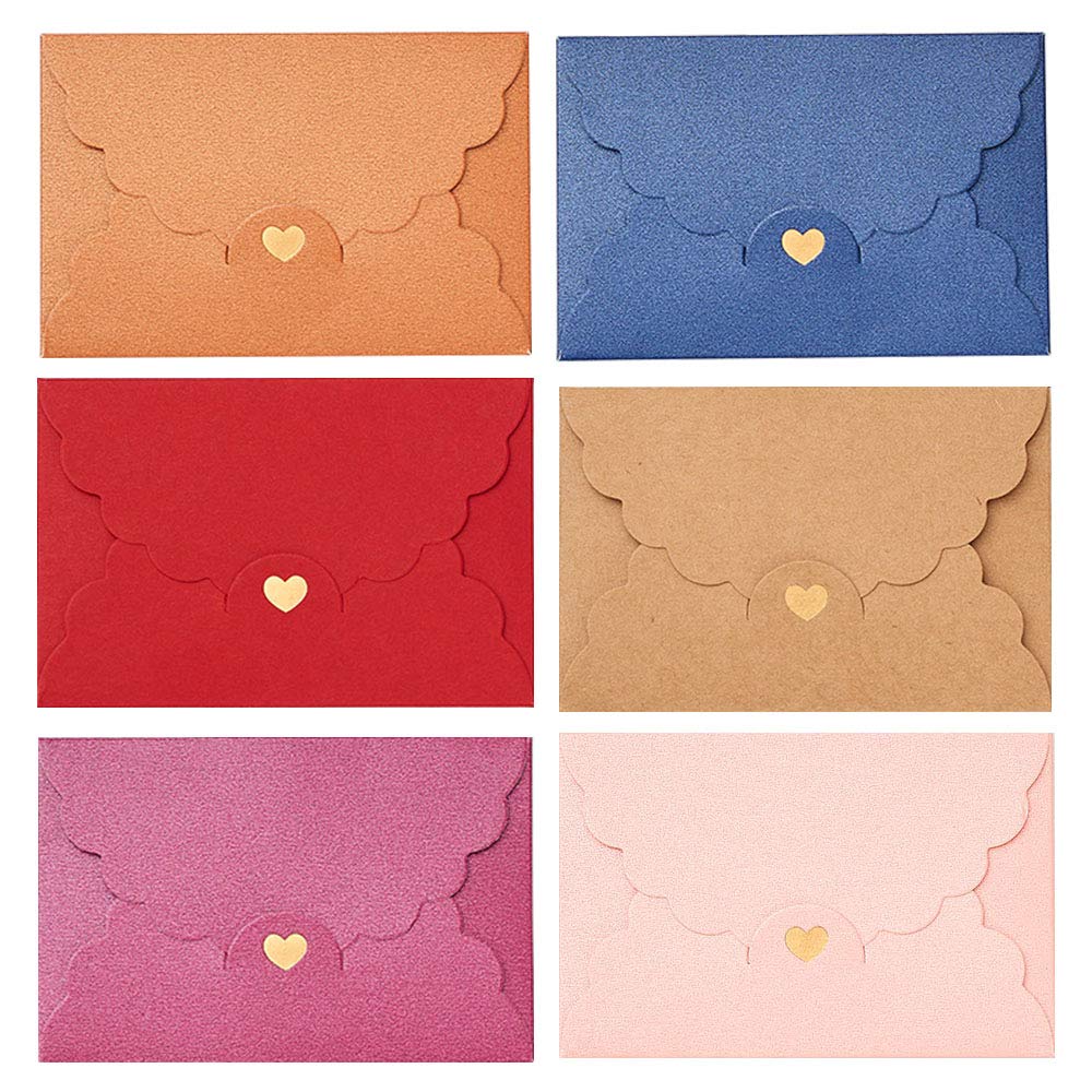 Tendance  Mignon Enveloppes, 36 Pièces Multi Couleur Mini Enveloppes Enveloppe de Carte Cadeau pour Mariage de Cartes, Fournitures de Fête dAnniversaire EjkvTH0wo frais