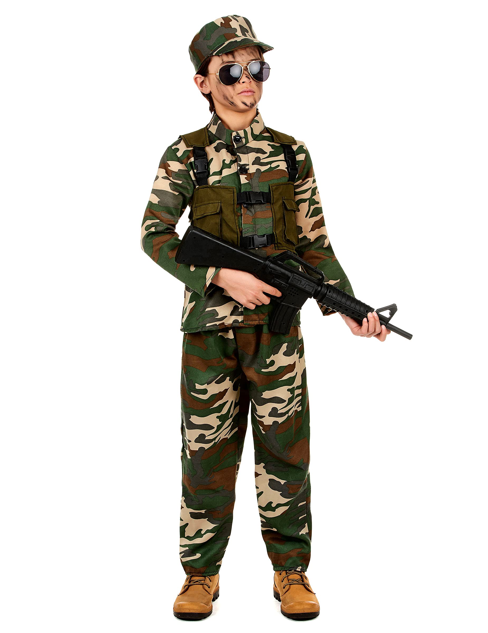 grand choix DEGUISE TOI - Déguisement Militaire Vert garçon - L 10-12 Ans (130-140 cm) hVBHPYtFb en ligne