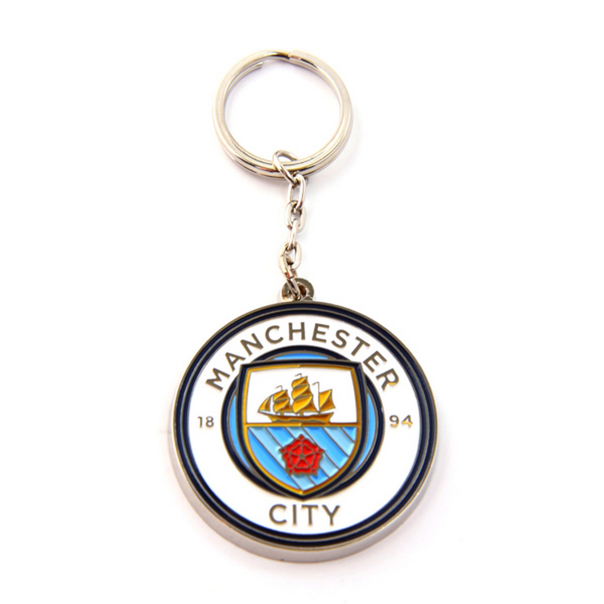grand escompte Porte-clés officiel Manchester City FC en métal avec blason de football SL0ZsoUXQ grand