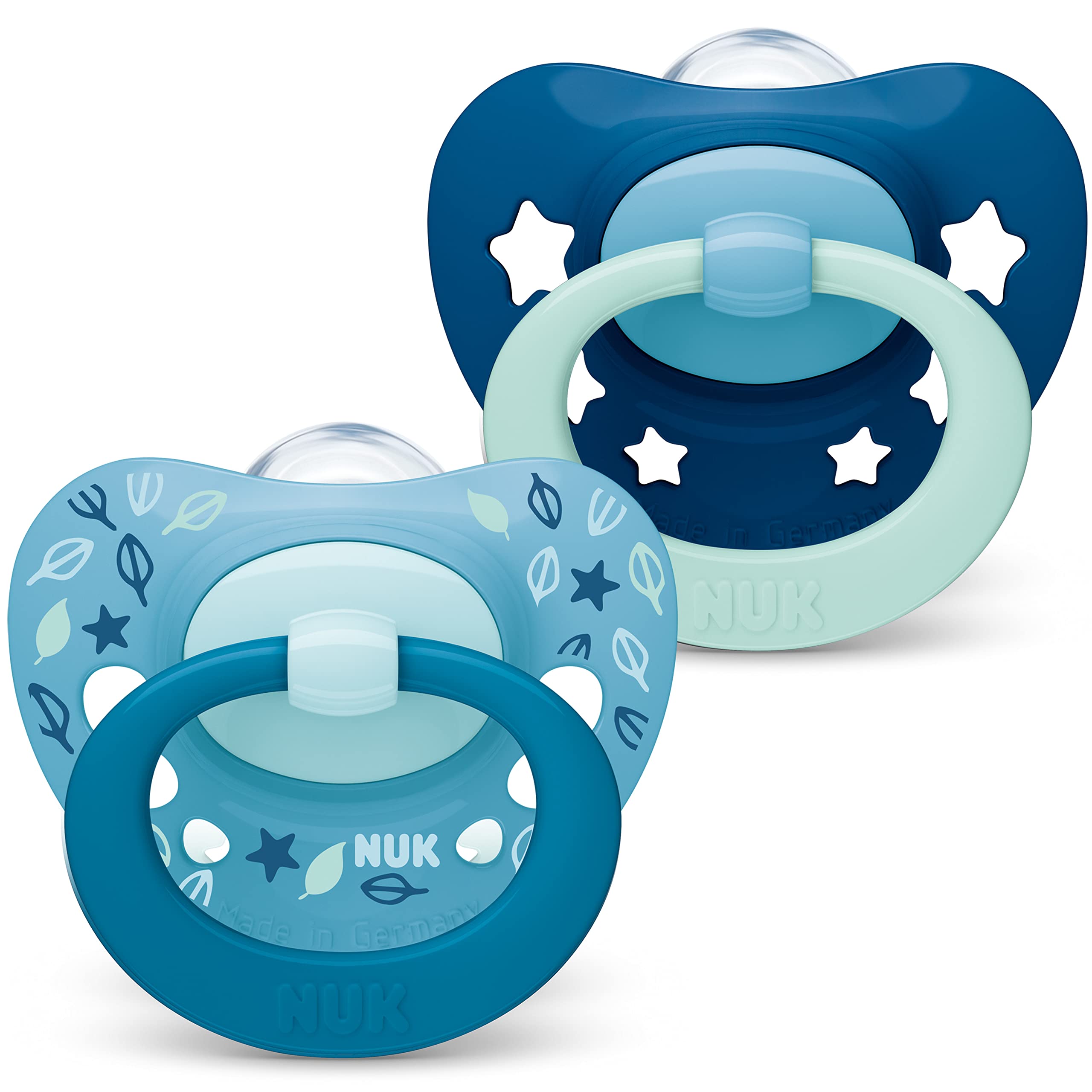 escompte élevé Nuk Signature – Lot de 2 tétines en silicone BPA – 18-36 mois – Motif étoiles bleu sarcelle 10739677 Vfj07hKQz Boutique