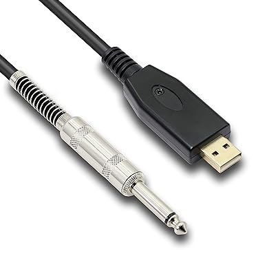 en vente MEIRIYFA Câble de guitare USB, USB vers 6.35mm