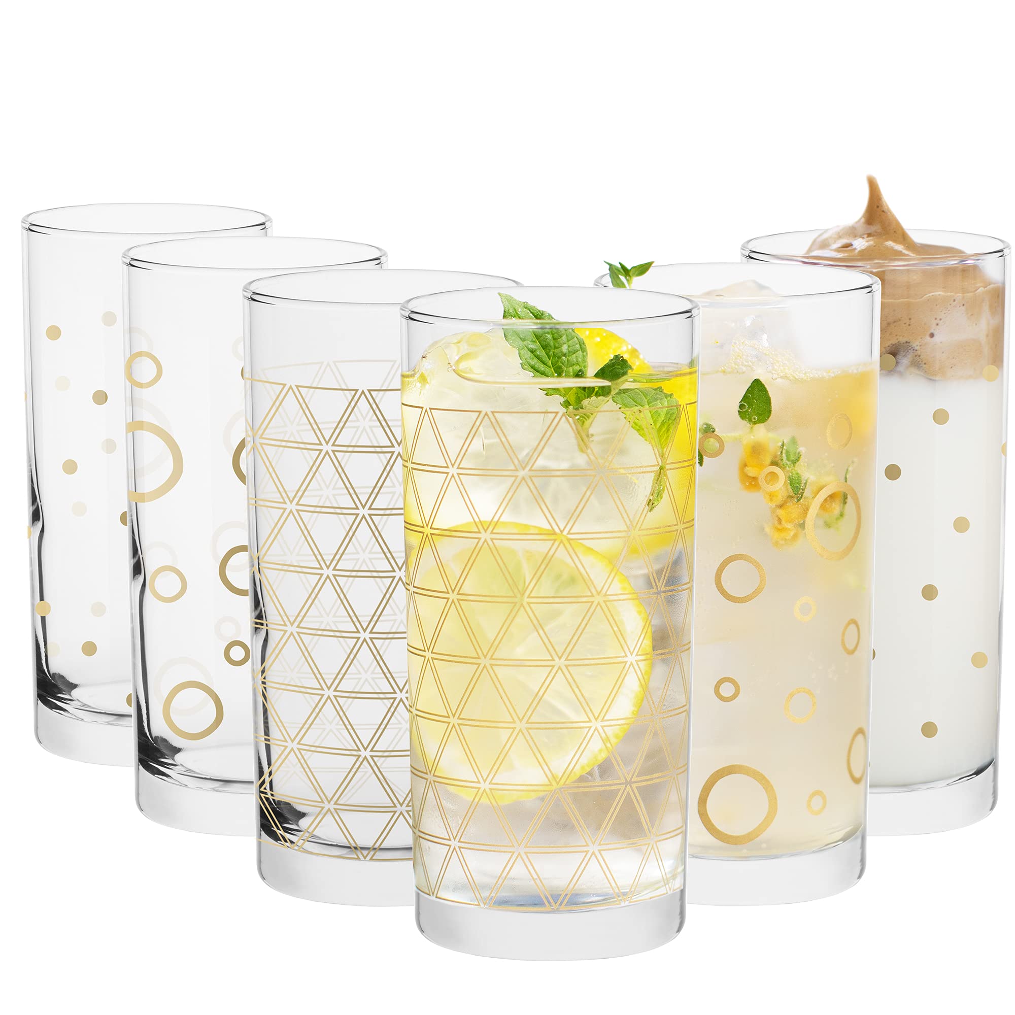 chic  TREND FOR HOME Verre Long Drink Verres Highball D