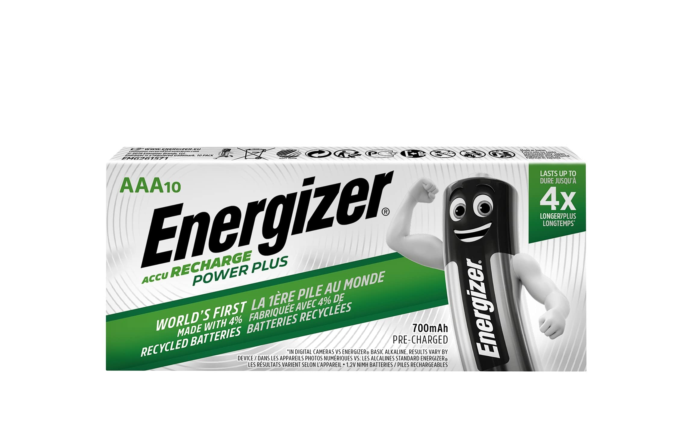 en vente Energizer Rechargable AAA Battery (Pack of 10)