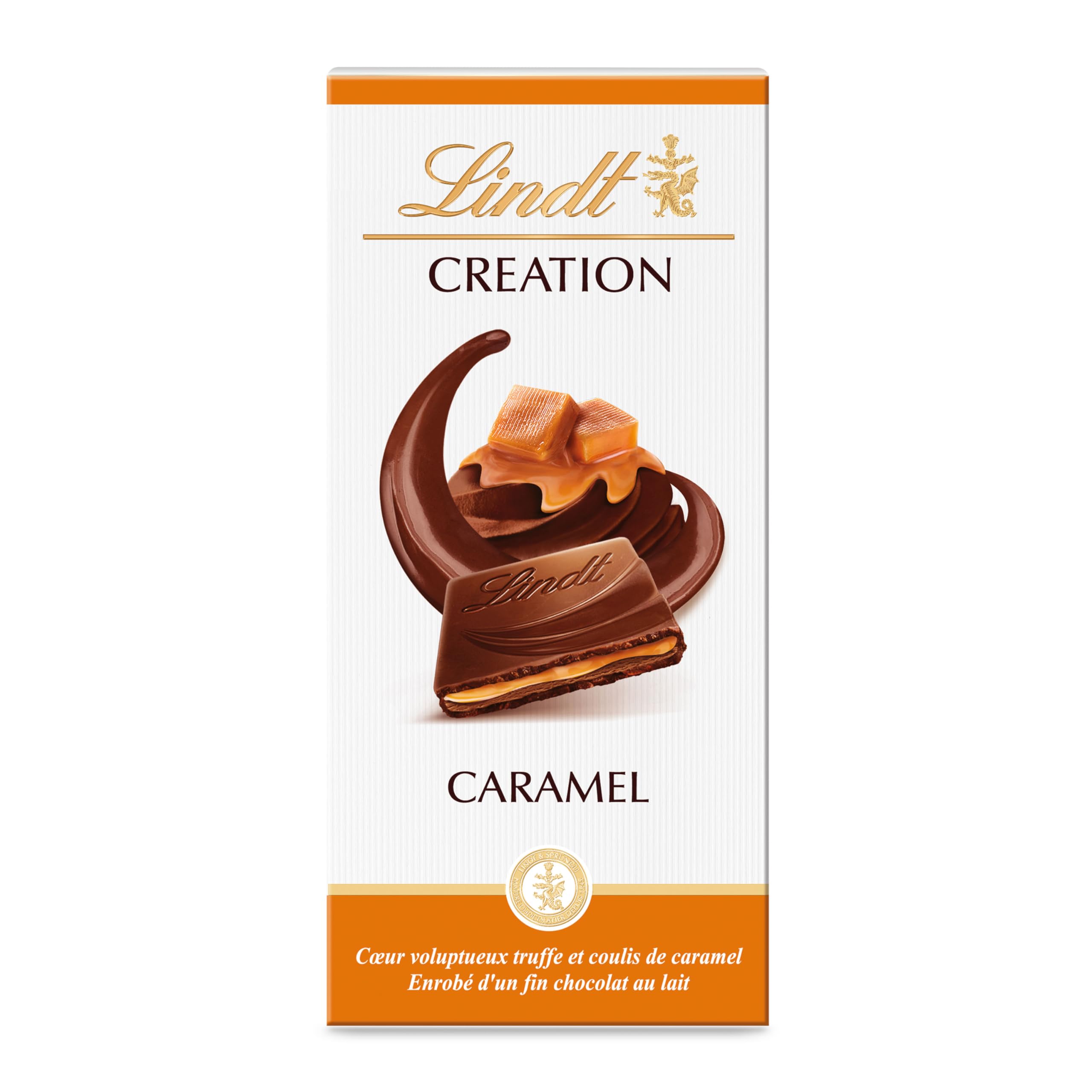 Magnifique Lindt Tablette Chocolat au Lait cœur caramel, 150g 0A1Cc7Dok à vendre