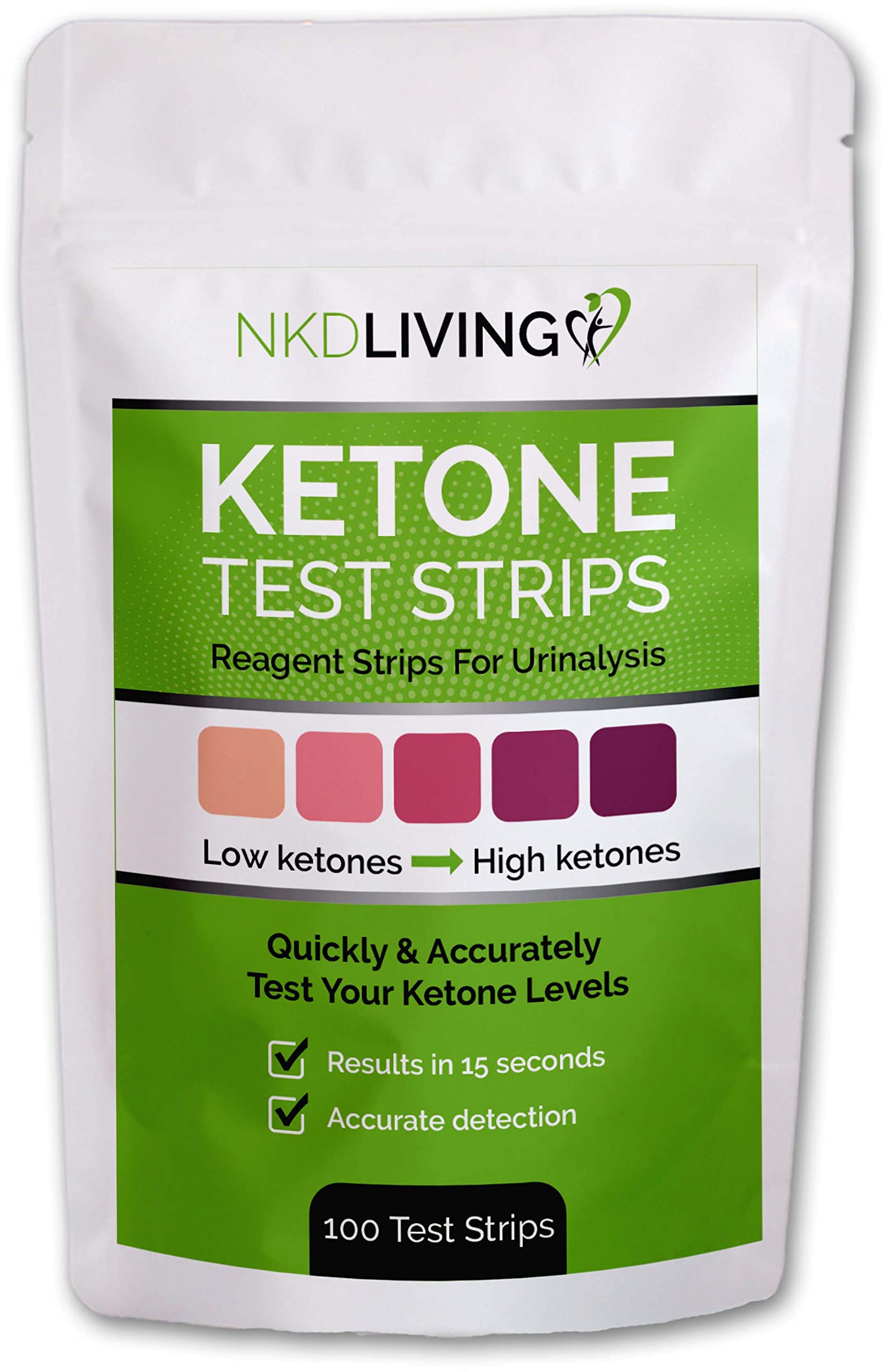 Haute Qualité NKD Living Bandelettes de test de cétone (100 bandelettes) - Détection précise des cétones dans l´urine axcUkBnVO frais