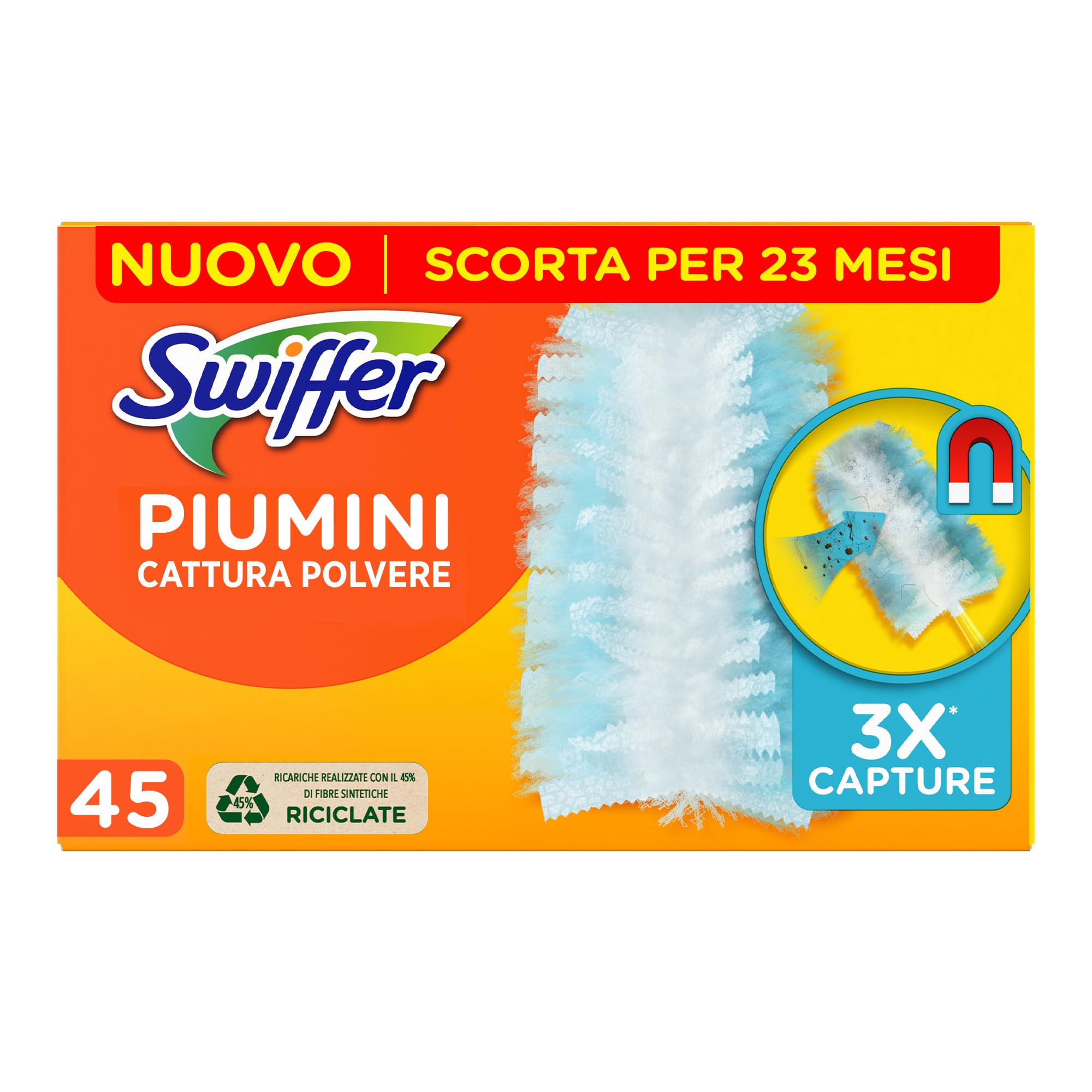 Achat Swiffer Duster Recharges, 45 Pièces (15x3), Recha