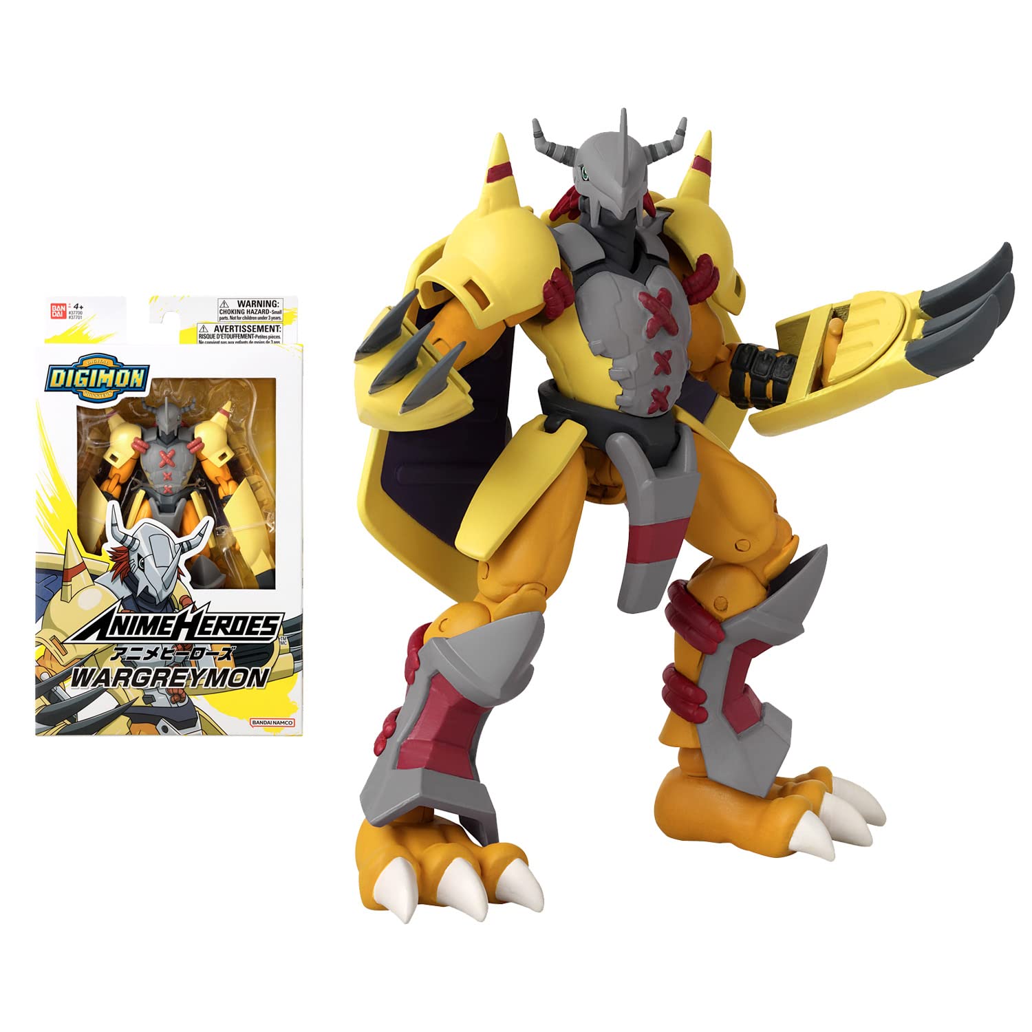 Exclusif Bandai - Anime Heroes - Digimon - Figurine Digimon WarGreymon 17 cm - 37701 tZx5RRPLn Haute Quaity