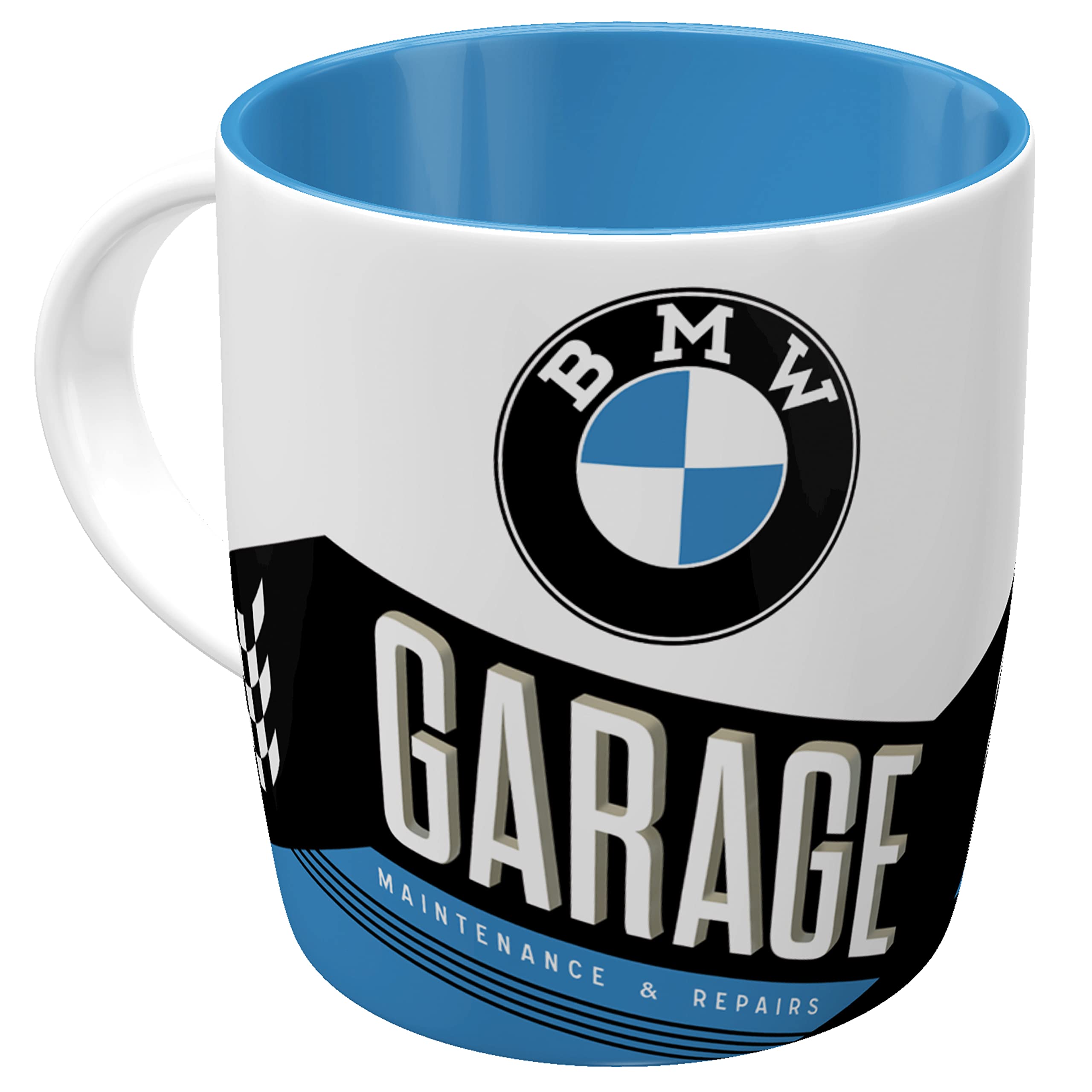 Outlet Shop  Nostalgic-Art Tasse à café rétro, BMW – Garage – Idée de Cadeau pour Fans d´accessoires Automobiles, en céramique, Design Vintage, 330 ML ZNqBrobPZ boutique en ligne