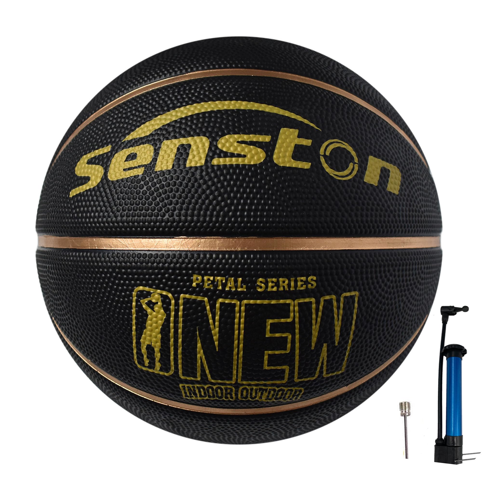 acheter Senston Ballon de Basket Taille 5 avec Pompe, Basketball de Rue Intérieur/Extérieur IHDgmKtJx Boutique