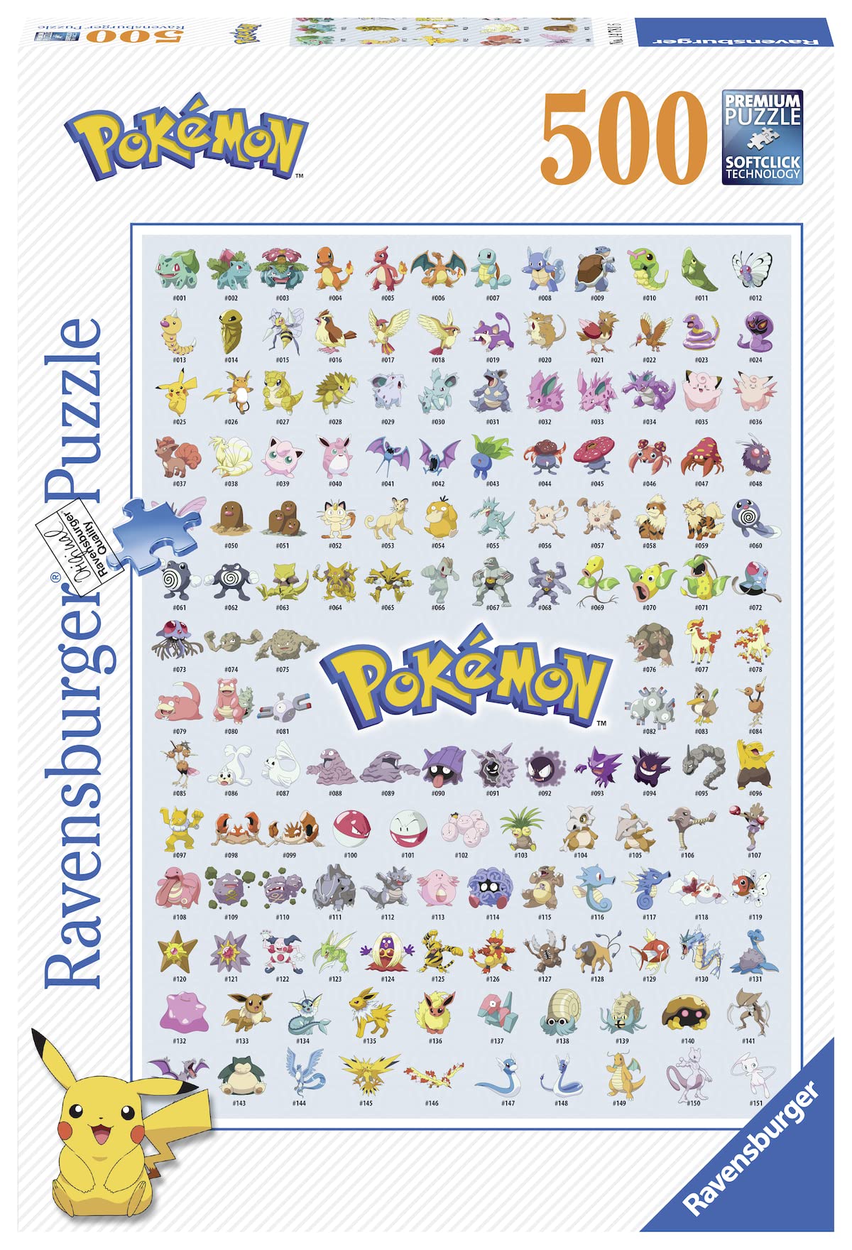 soldes Ravensburger - Puzzle Adulte - Puzzle 500 p - Pokédex première génération - Pokémon - 14781 4lNlOhcPS vente chaude