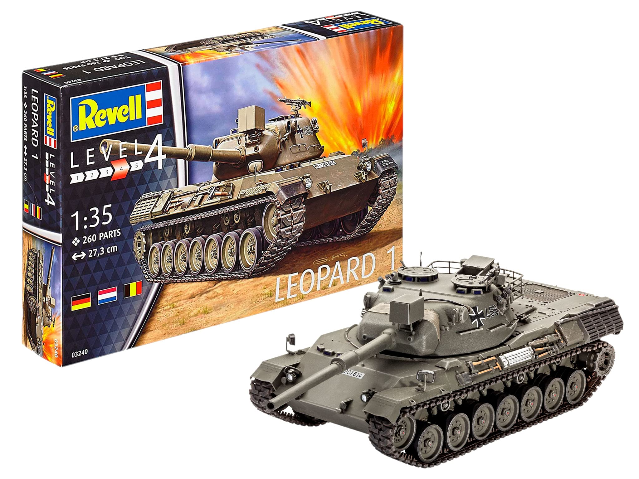 acheter Revell- Char de Combat Leopard 1 échelle 1/35 27,3 cm Maquette, 03240, Non YvVq2dzJs boutique en ligne