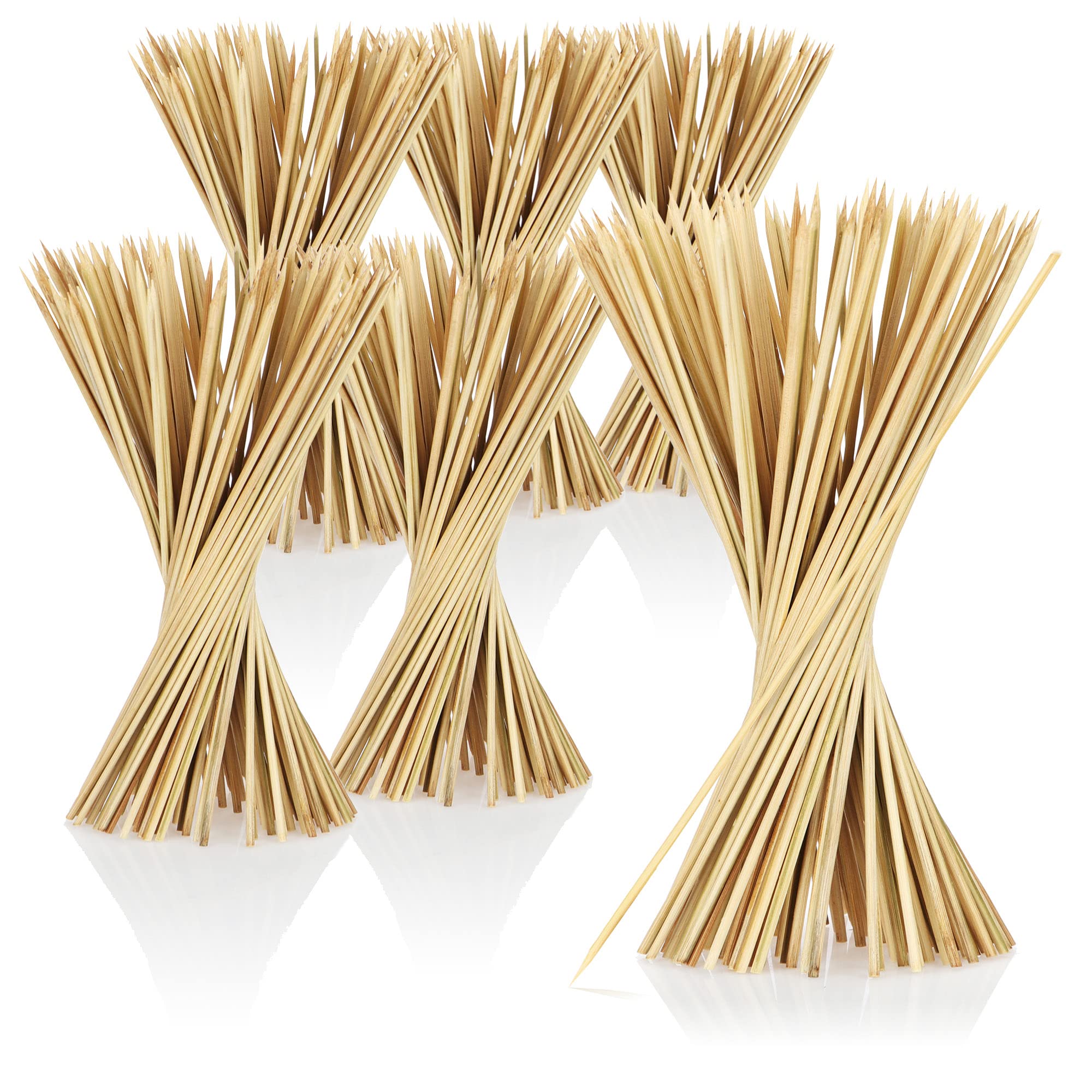 grand escompte COM-FOUR® 500x Brochettes en bois de bambou - brochettes de 20 cm de long - brochettes de légumes dans un set (0500 pièces - 20cm) xLdyhhdgG Boutique