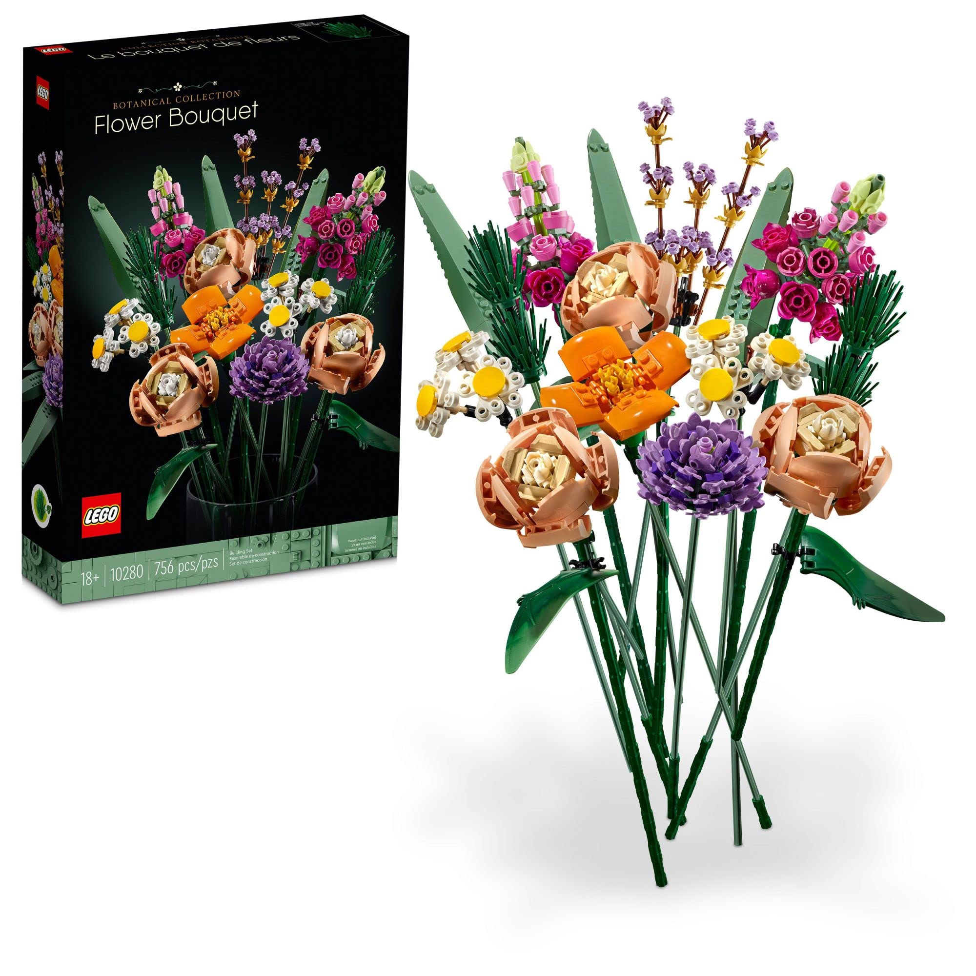 grand choix LEGO - Flower Bouquet - 10280 - 2021 - Kit de Construction - Un Bouquet de Fleurs Unique et Un Projet créatif pour Adulte - 756 pièces J5yAZlJwT tout pour vous