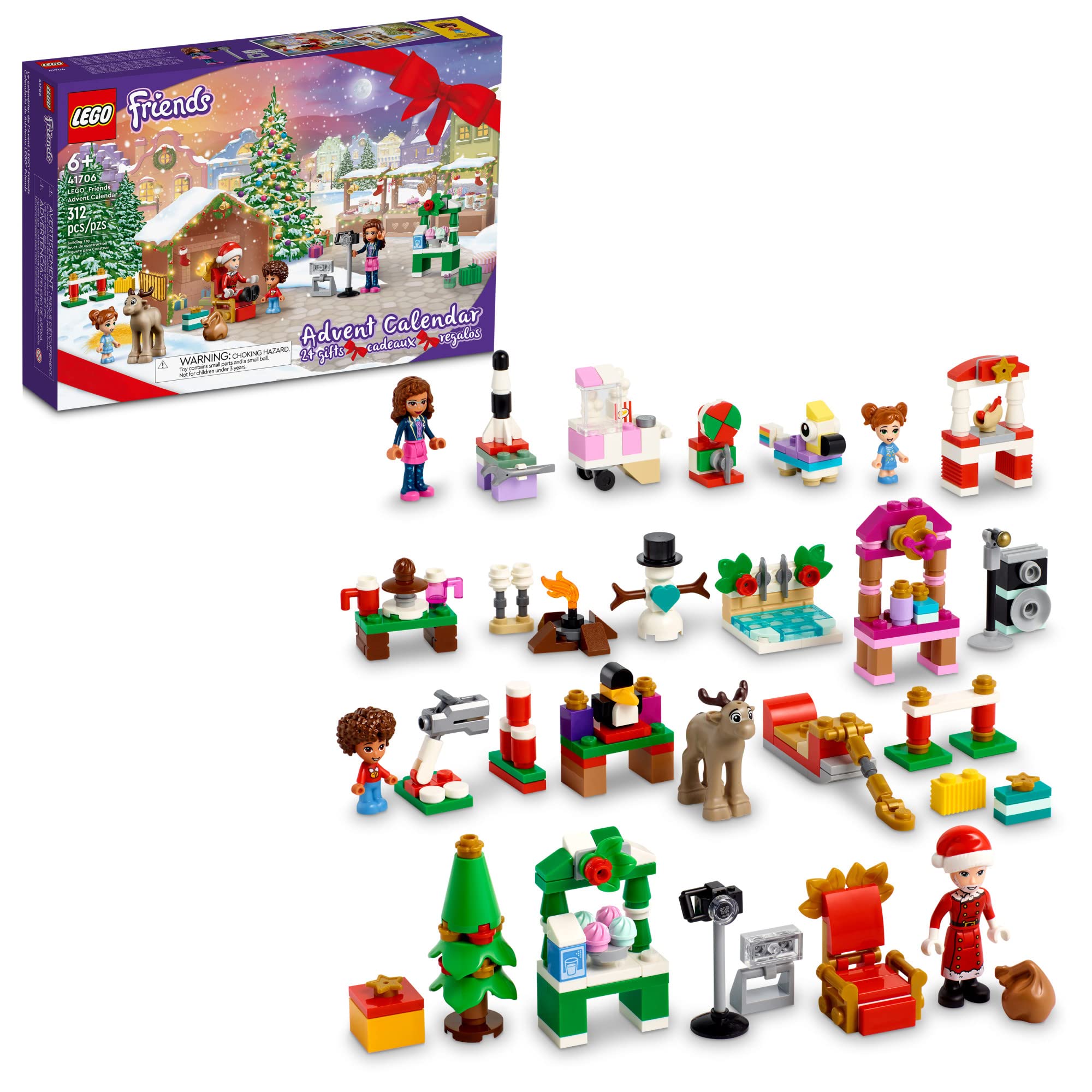grande remise LEGO Friends 41706 Calendrier de l´Avent 2022 – Ensemble de jouets de construction ; 24 cadeaux et jouets de vacances, y compris le traîneau du Père Noël ; pour enfants, garçons et filles, à partir de BhsGDTKZs juste de l´acheter